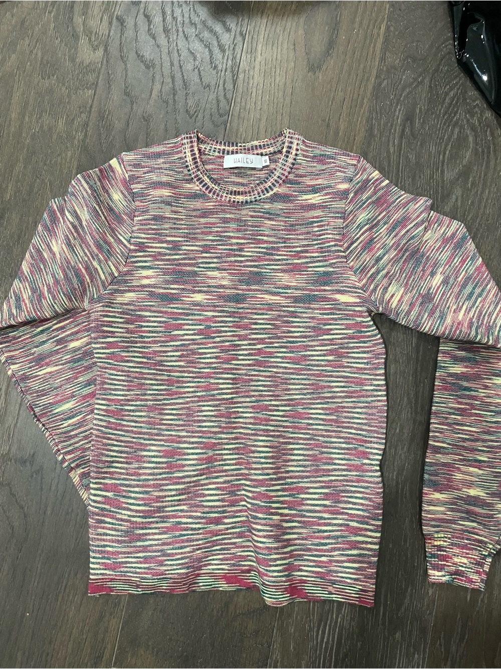 Multicolor Crewneck Sweater - Pink Blend